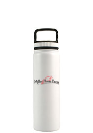 700 ML White Satin Eugene Vacuum Insulated Water Bottle