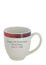 15 oz Personalized glossy bistro coffee mugs - Jamaica Palm15 oz Personalized glossy bistro coffee mugs - Jamaica Palm