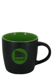 12 oz Effect Two Tone Matte Finish Black Out/Lime Green In Mug12 oz Effect Two Tone Matte Finish Black Out/Lime Green In Mug