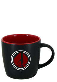 12 oz Effect Two Tone Matte Finish Black Out/Red In Mug12 oz Effect Two Tone Matte Finish Black Out/Red In Mug
