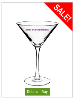 CLOSEOUT - 7.25 oz printed martini glassCLOSEOUT - 7.25 oz printed martini glass