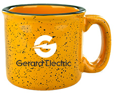 15 oz campfire stoneware speckled mug - Gamboge Yellow15 oz campfire stoneware speckled mug - Gamboge Yellow