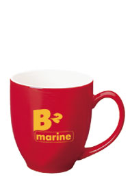 15 oz glossy promo bistro coffee mugs - red out15 oz glossy promo bistro coffee mugs - red out