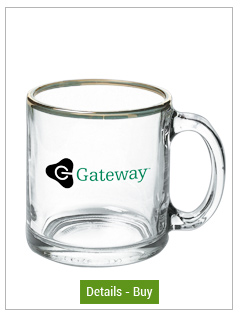 13 oz Libbey clear promotional glass mug13 oz Libbey clear promotional glass mug