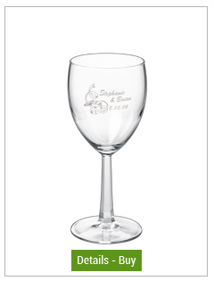 8.5 oz rastal customized wedding wine glass8.5 oz rastal customized wedding wine glass