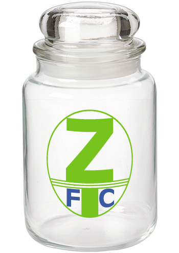 26 oz country kitchen glass jar