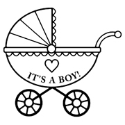 Boy Baby Carriage
