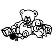 Teddy Bear and Blocks