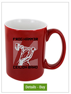 CLOSEOUT - 15 oz El Grande Two Tone mug - Red out/White inCLOSEOUT - 15 oz El Grande Two Tone mug - Red out/White in