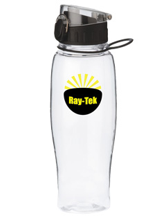 CLOSEOUT - 24 oz quenchers polycarbonate bottle - clearCLOSEOUT - 24 oz quenchers polycarbonate bottle - clear