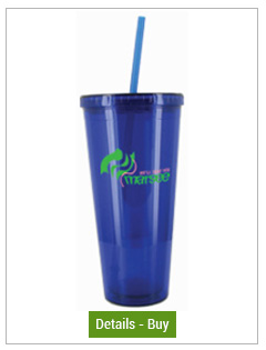 CLOSEOUT - 24 oz Royal Blue journey travel cup with lid & strawCLOSEOUT - 24 oz Royal Blue journey travel cup with lid & straw