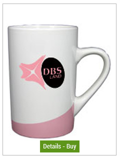 CLOSEOUT - 12 oz beaverton color curve mug - pinkCLOSEOUT - 12 oz beaverton color curve mug - pink