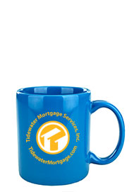 11 oz personalized coffee mug - Hawaiian Blue11 oz personalized coffee mug - Hawaiian Blue