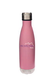 17 oz Glacier Pastel Pink Insulated Stainless Steel Water Bottle17 oz Glacier Pastel Pink Insulated Stainless Steel Water Bottle