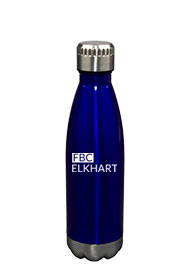 17 oz Glacier Gloss Blue Insulated Stainless Steel Water Bottle17 oz Glacier Gloss Blue Insulated Stainless Steel Water Bottle