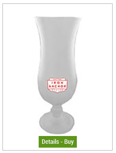 CLOSEOUT - 15 oz Frosted Hurricane Cocktail GlassCLOSEOUT - 15 oz Frosted Hurricane Cocktail Glass