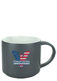 16 oz Satin Finish Grey Out/White Gloss In Norwich Stacking Mug16 oz Satin Finish Grey Out/White Gloss In Norwich Stacking Mug