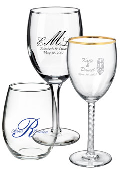 Personalized Wedding Drinkware