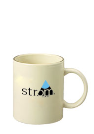 11 oz personalized coffee mug - almond11 oz personalized coffee mug - almond