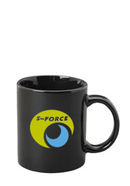 11 oz personalized coffee mug - black11 oz personalized coffee mug - black