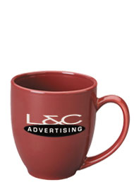 15 oz glossy custom printed bistro coffee mugs - maroon15 oz glossy custom printed bistro coffee mugs - maroon