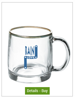 Custom 13 oz nordic glass mug by LuminarcCustom 13 oz nordic glass mug by Luminarc