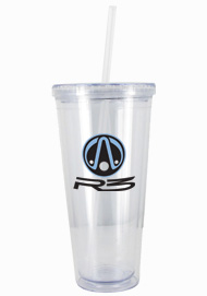 CLOSEOUT - 24 oz Clear journey travel cup with lid and strawCLOSEOUT - 24 oz Clear journey travel cup with lid and straw