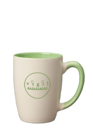 16 oz san diego challenger mug - mint green trim & in - white ou16 oz san diego challenger mug - mint green trim & in - white ou