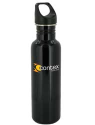 26 oz excursion stainless steel sports bottle - black26 oz excursion stainless steel sports bottle - black