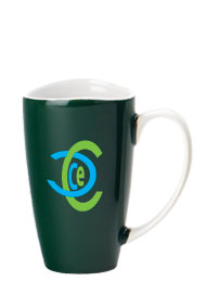 17 oz santa barbara coffee mug - green17 oz santa barbara coffee mug - green