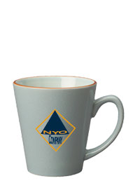 12 oz newport latte mug - slate blue12 oz newport latte mug - slate blue