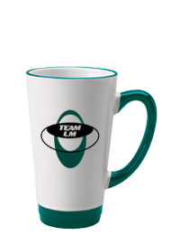 16 oz halo funnel latte mug - green16 oz halo funnel latte mug - green