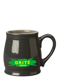 15 oz speckled country style mug - charcoal gray15 oz speckled country style mug - charcoal gray