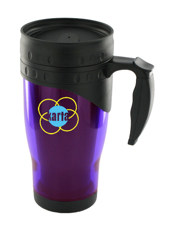 16 oz traveler insulated travel mug - purple16 oz traveler insulated travel mug - purple