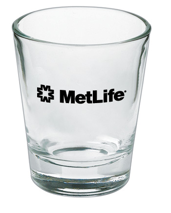 Personalized 1.5 oz shot glass - clear