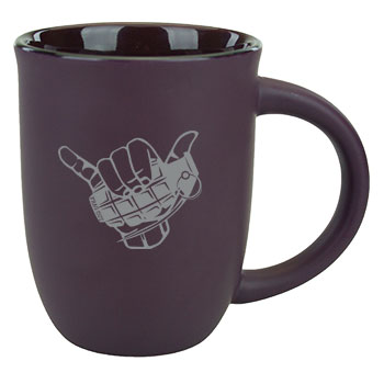 14 oz Salem Satin Finish Deep Purple/Plum Custom Mug