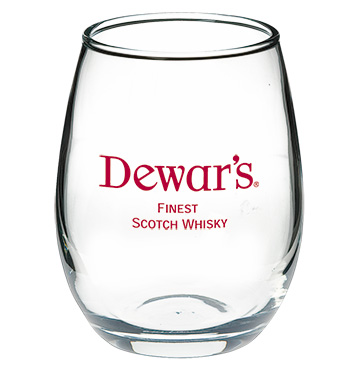 Stemless Wine Glass Favors - Personalized Glasses - Large