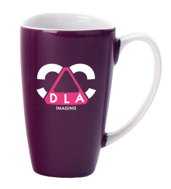 CLOSEOUT - 17 oz santa barbara wide mouth mug - purple