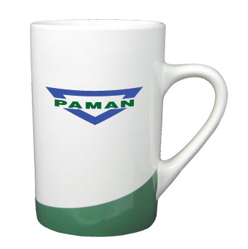 12 oz beaverton coffee mug - green