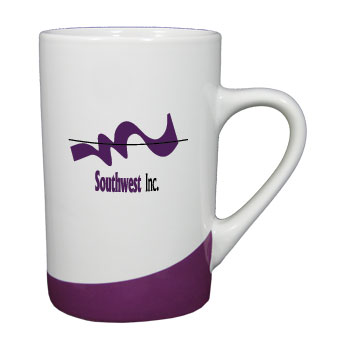 12 oz beaverton coffee mug - purple