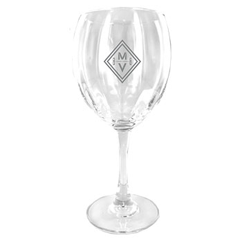 CLOSEOUT - 14 oz Monaco OPTIC Detail Goblet Wine Glass