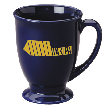 10 oz irish coffee mug - cobalt blue