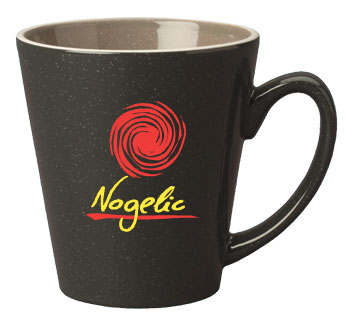 12 oz newport latte mug- charcoal gray