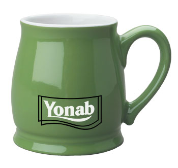 15 oz lime green spokane mug coffee cup
