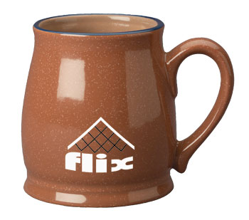 15 oz speckled country style mug - chocolate