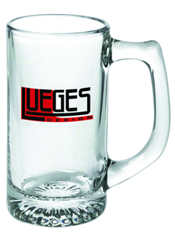 13 oz customized sport glass mug