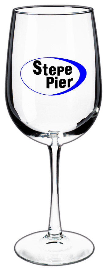 Libbey vina tall customized wine glass - 18.5 oz