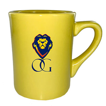 CLOSEOUT - 8.5 oz Toledo Yellow Vitrified Custom Promotional Mug