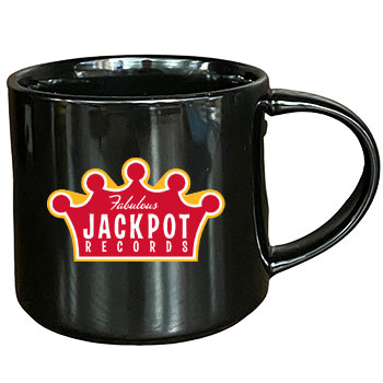 16 oz Gloss Black Norwich II Stackable Ceramic Mug