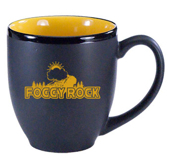 15 oz matte black out yellow in hilo bistro coffee mugs